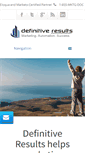Mobile Screenshot of definitive-results.com